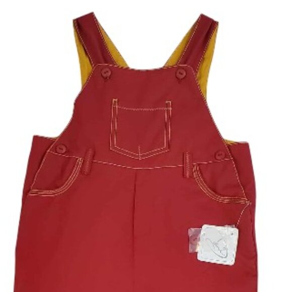 NWT Vintage Dani Hedgehog Overalls Size 3 - Picture 2 of 5
